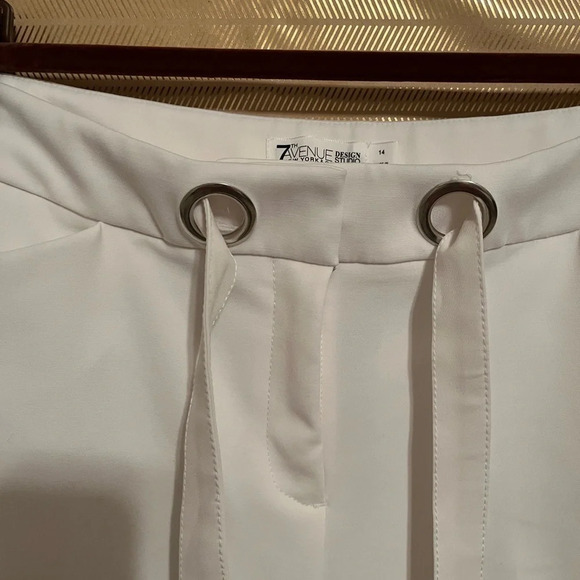 7 th AVENUE~WHITE PANT~14~ NWOT - Picture 3 of 10